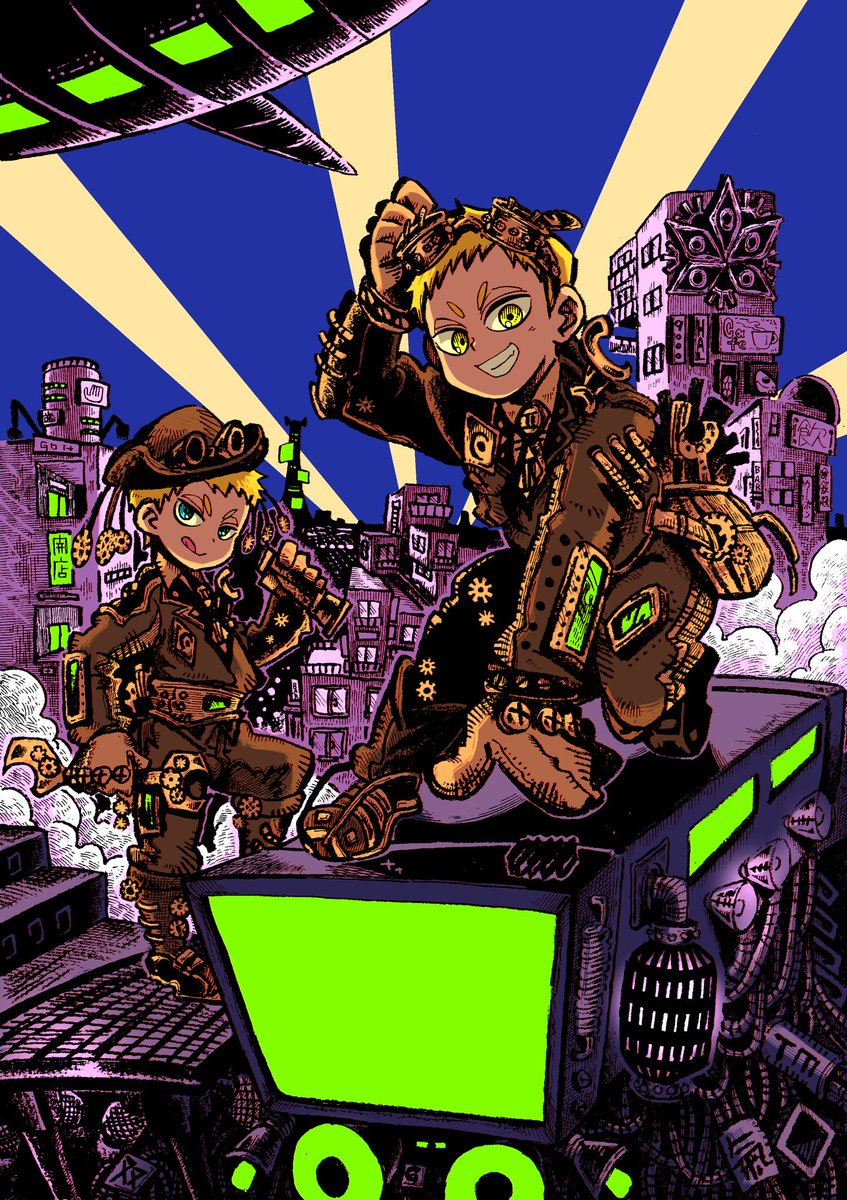 かりがり Karigari Pa Twitter 双子の日ということで あすのあすてる より双子座のカストル ポルックス兄弟と 作ったきり停滞している別創作からヤッキン ボアズ兄弟 いい双子の日 Originalcharacter