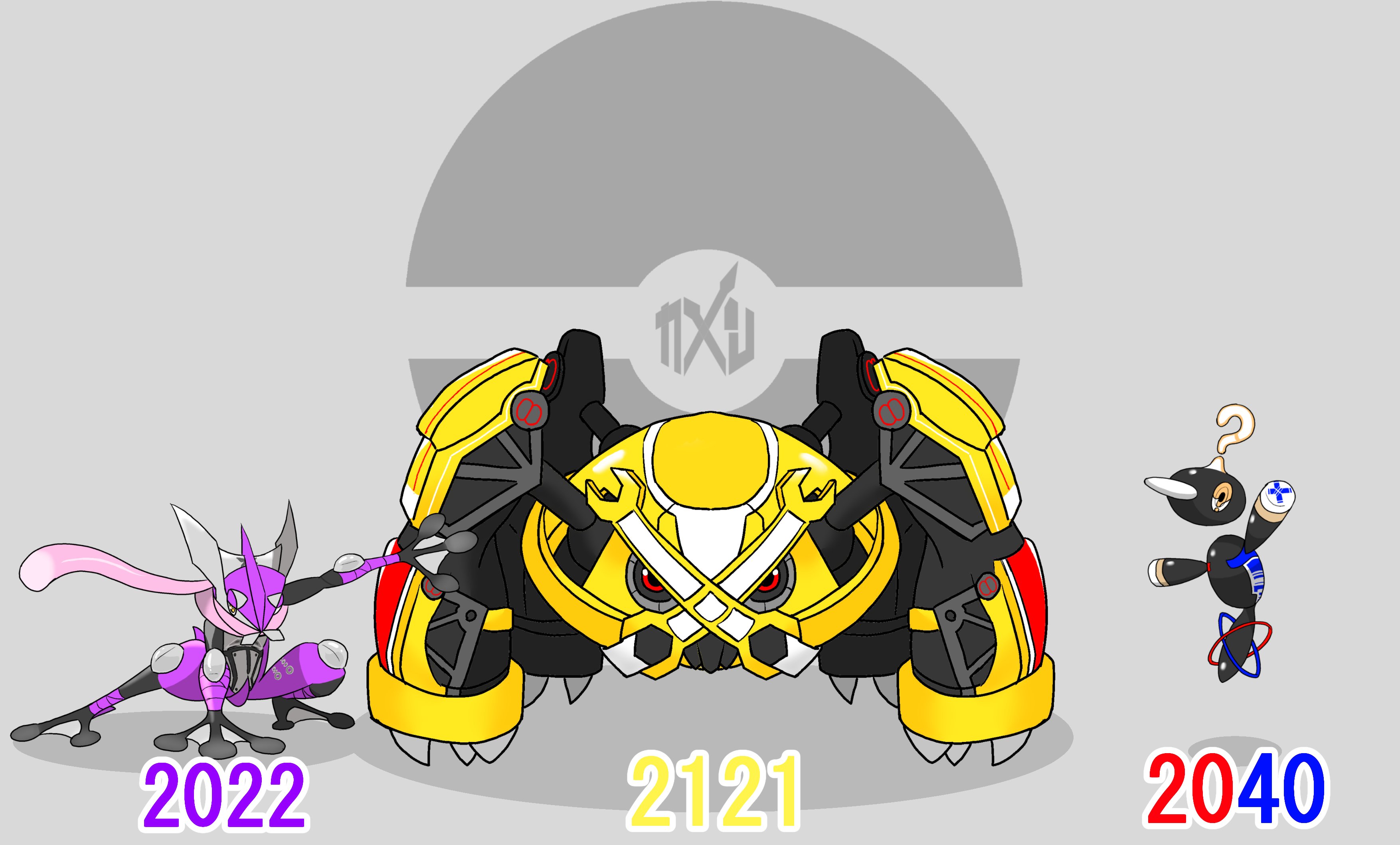 ニシキ 仮面ライダー ポケモン描いてみました