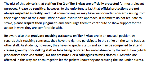 10. Postscript. Handbook for the strike here  http://jbsumner.com/StrikeHandbook.pdf also includes the key takeaways for migration status. Roundup of other key points here.  https://twitter.com/wawisloyola/status/1196739346562502656 This is a more inclusive  @UCU than I saw 2018, but more work to do, so keep spreading the word.