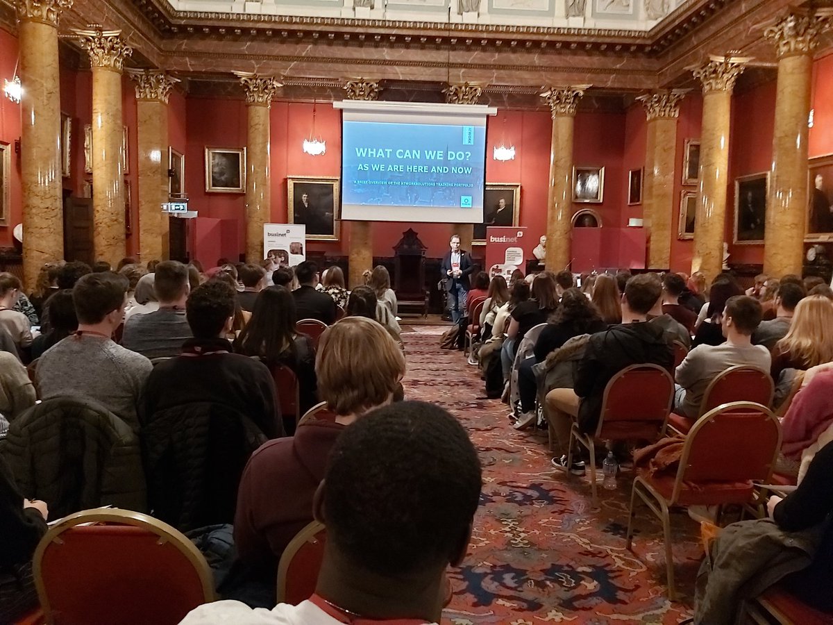 <a href="/RobdeWith/">Rob de With / ATWORK</a> is giving an  inspiring lecture about the link between MBTI and SDG at the businet conference <a href="/Businet_board/">Business Edu Network</a> in #Edinburgh at the Royal College of physicians  #howest