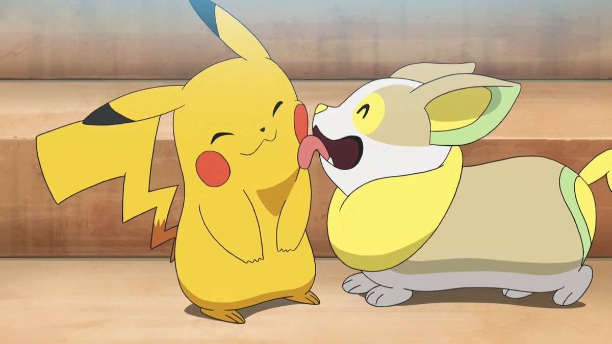 Pikachu: not sure about this one Wanpachi: *electrocutes Satoshi*Pikachu: b...