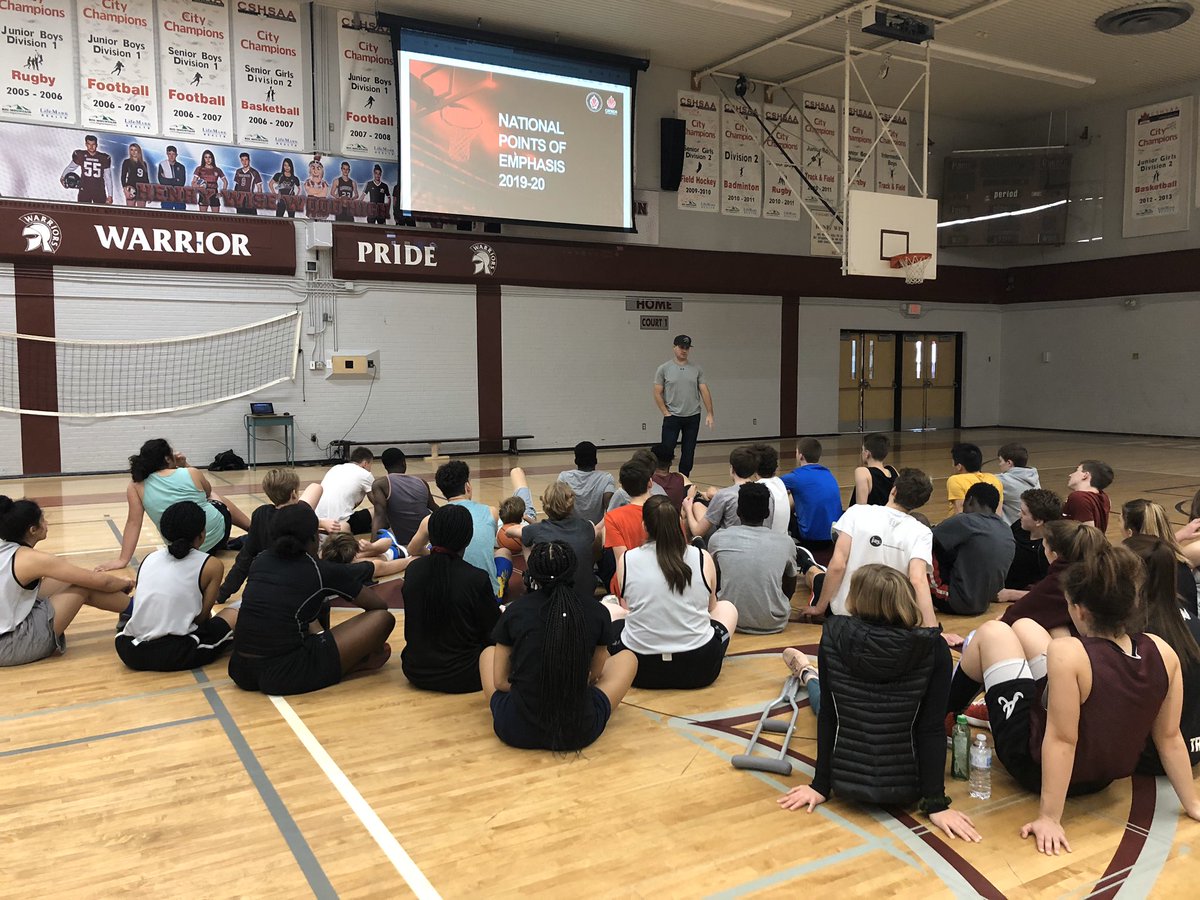 A great way to kick off the b-ball season with a weekend clinic and special presentation from the Referee Association about rules and regulations. Special shoutout to <a href="/EvolvedMX/">Drew Robertson</a> for team building....<a href="/hwwathletics/">WarriorAthletics</a> <a href="/WarriorsHWW/">Tony Barile</a> #athleticeducation #teambuilding