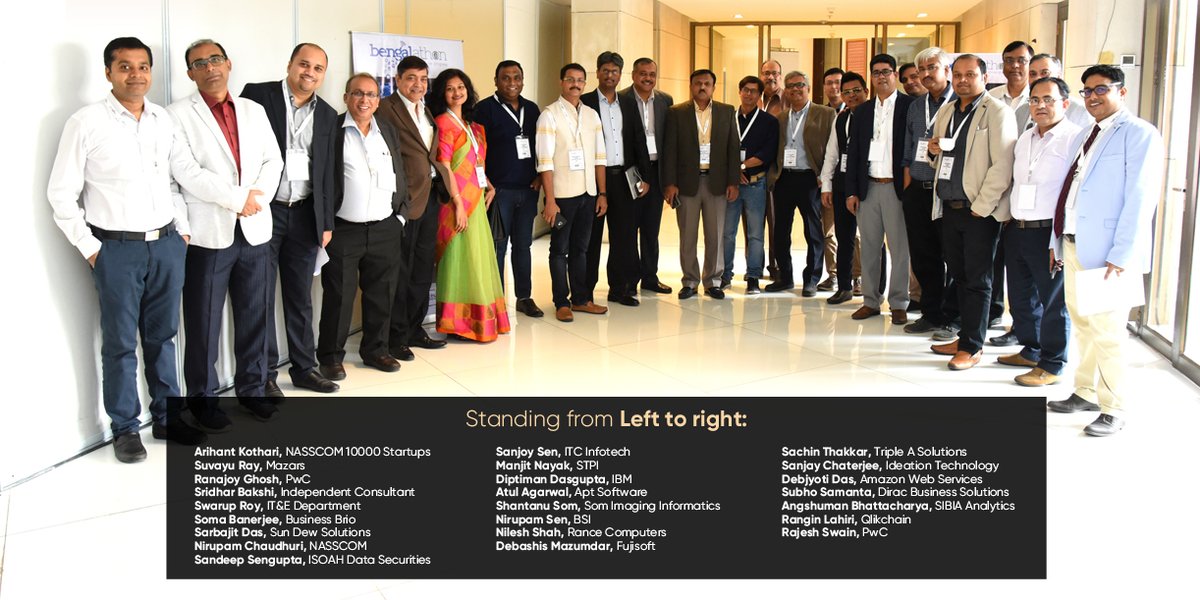 bengalathon's tweet photo. The honorable jury members of Bengalathon 2019.
We thank everyone for making the event a staggering success by recognising the true talent from the State's loom of bright minds. https://t.co/con0RLbgrt