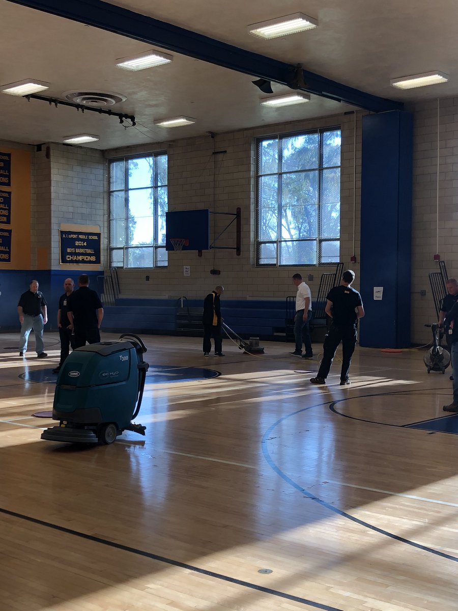 Talented chiefs honing their skills to get our courts ready for B-Ball season. <a href="/RedClaySchools/">Red Clay Consolidated School District</a>