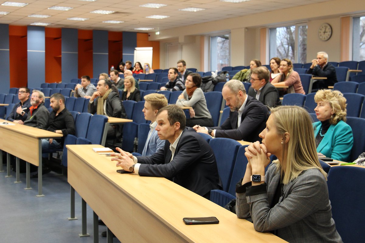 Bankuaugstskola's tweet photo. International Guest Lecturer Week 2019 in Banku augstskola has begun! The first open lectures are already in progress - you are welcome to join from 25-29th of November!
Schedule of the lectures and topics for you can find: https://t.co/R400wwhAvZ
#BAguestweek #BASBF https://t.co/XJqDxWqQQK