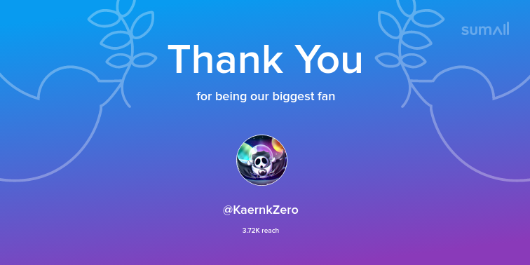 Switx_GD's tweet photo. Our biggest fans this week: KaernkZero. Thank you! via https://t.co/MSl60Zagzc https://t.co/S6j6sXgWnf