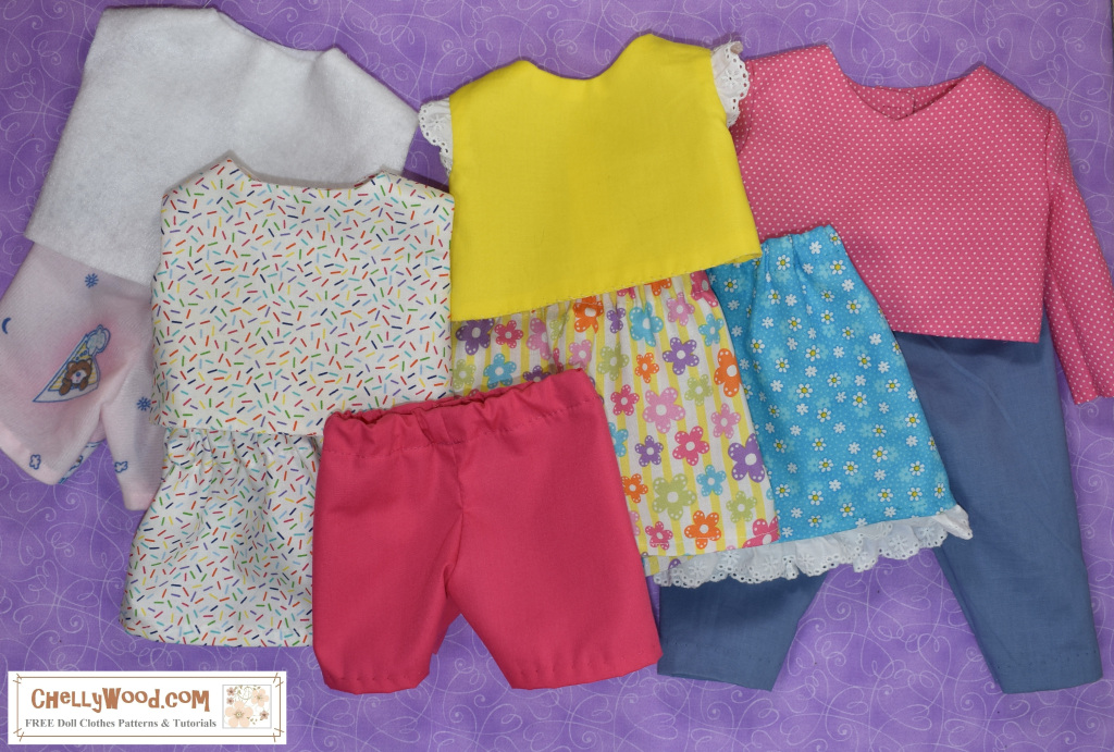 Chelly Wood On Twitter Easy To Sew Wardrobe For 18 Inch Dolls