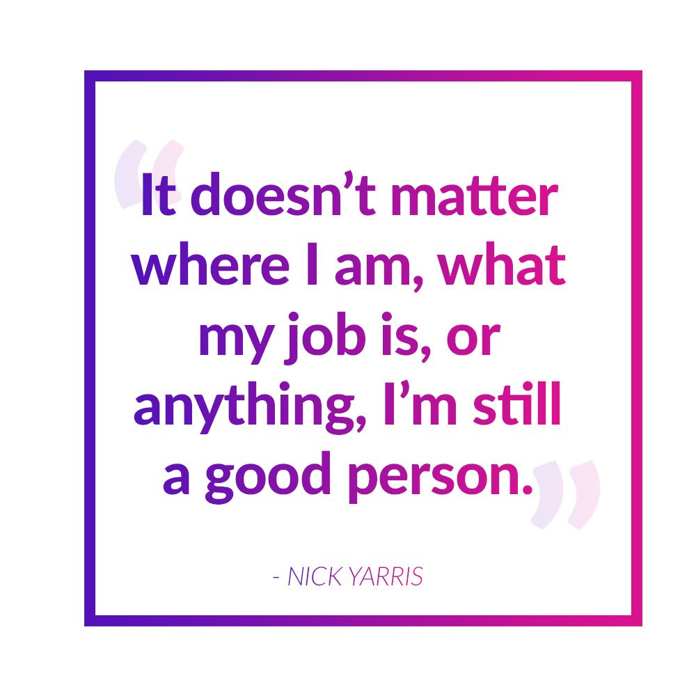 PowerfulU's tweet photo. Being a good person can be overlooked in society.  At times, it may appear as though only bad people get ahead. To help others in the darkness, we need good people to shine their light! Thanks @nickyarris for reminding us to be good, despite our circumstances! #power4u https://t.co/3p2ygj0nd0