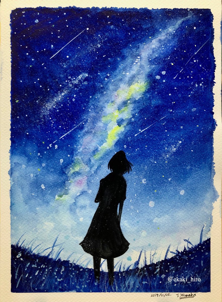 絵かきのヒロ 今日のお絵描き 術後 最初の作品は シンガーソングライター ハルタルリさん Ruriharuta の楽曲 この空を見上げて をイメージした水彩イラスト ちょっと 君の名は な感じのイラストになった 今日のお絵描き 手術後1作目 絵かきのヒロ 今日のお絵描き 術後 最初の作品は シンガーソングライター ハルタルリさん Ruriharuta の楽曲 この空を見上げて をイメージした水彩イラスト ちょっと 君の名は な感じのイラストになった 今日のお絵描き 手術後1作目