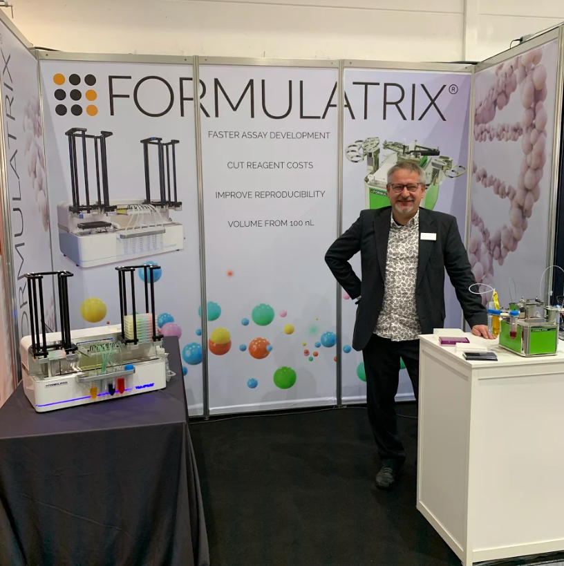 formulatrix's tweet photo. We had a great time getting to know everyone! Thanks to everyone who was able to stop by our booth for BIO - EUROPE 2019 in #Hamburg. Hope to see you next year!
https://t.co/wTXmrQaCeA

 #Formulatrix  #LifeSciences #liquidhandler  #MANTIS #TEMPEST #BioEU2019 https://t.co/9tib4bPbim