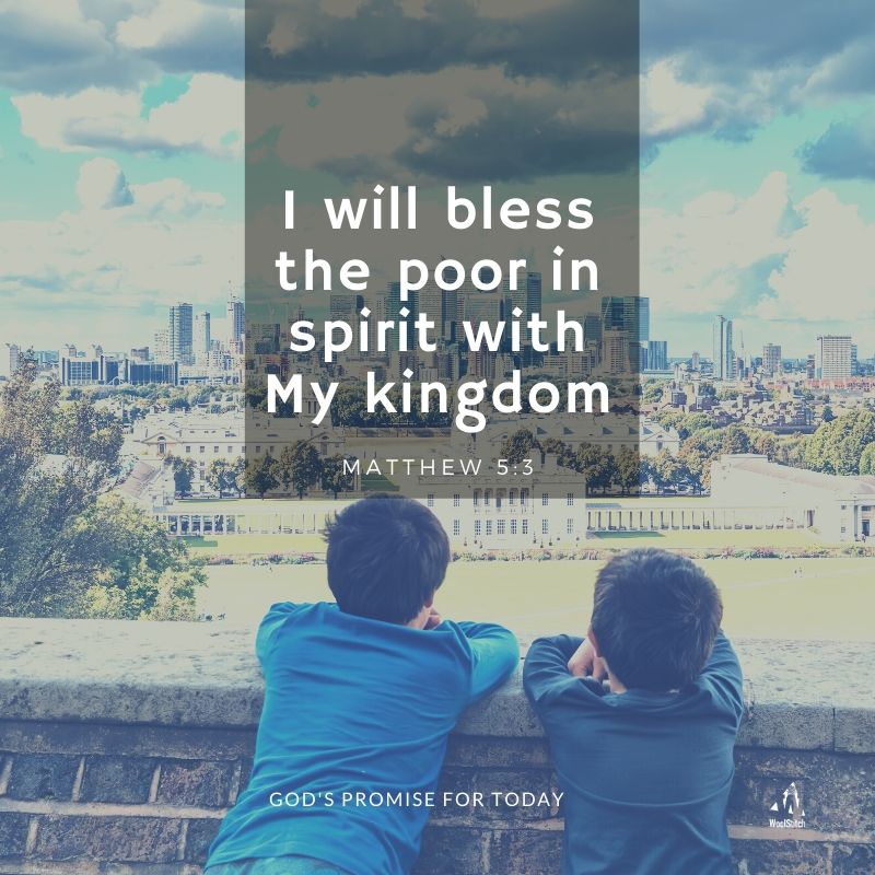 WoolStitch's tweet image. #TodaysPromise 
God will bless the poor in spirit with His kingdom. #Matthew5v3 👍

#ChristInspired #HisPromise #WoolStitch #devotion