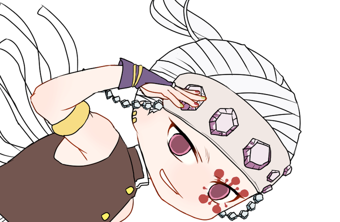 みい子さんがTwitterに投稿した宇髄天元(鬼滅の刃)のイラスト。