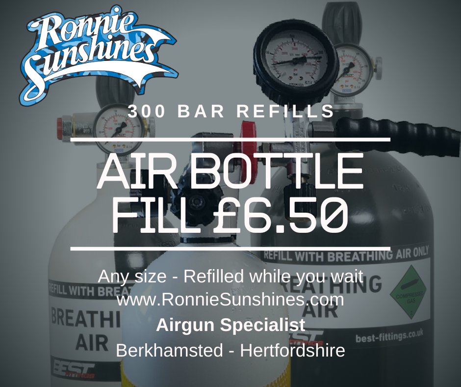 RonnieSunshines's tweet photo. Dive bottles filled while you wait just £6.50 - https://t.co/05t7bu3JIk #gunshop #pcpgun #pcpairrifle #airrifle #gunshop #gunrange #hertfordshire #berkhamsted #hemelhempstead https://t.co/mODvnycKIm
