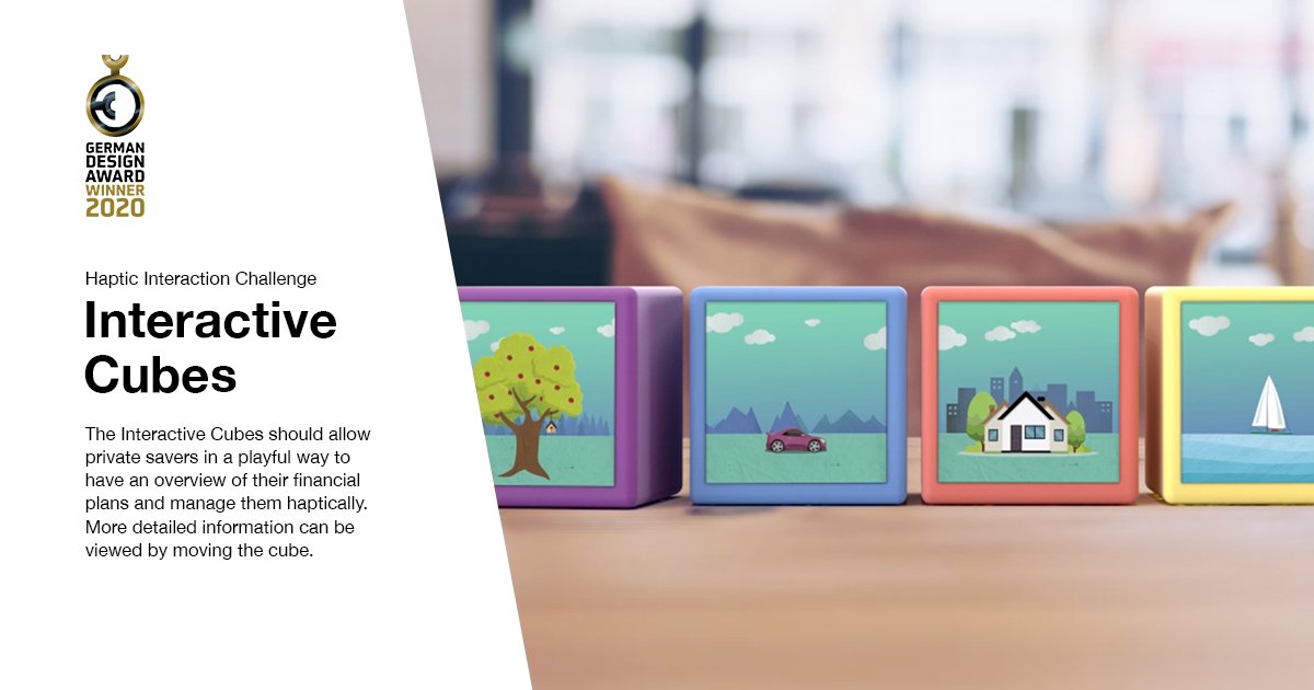 valtech_de's tweet photo. Success at the #germandesignaward: With the 'Interactive Cubes' we are a #winner in the category 'Excellent Communication'. #congrats to the team, led by Christoph Wojciechowski! More information about the concept: https://t.co/zaB087hqiu
#communicationsdesign #userexperience https://t.co/2cxAOPQ0pC