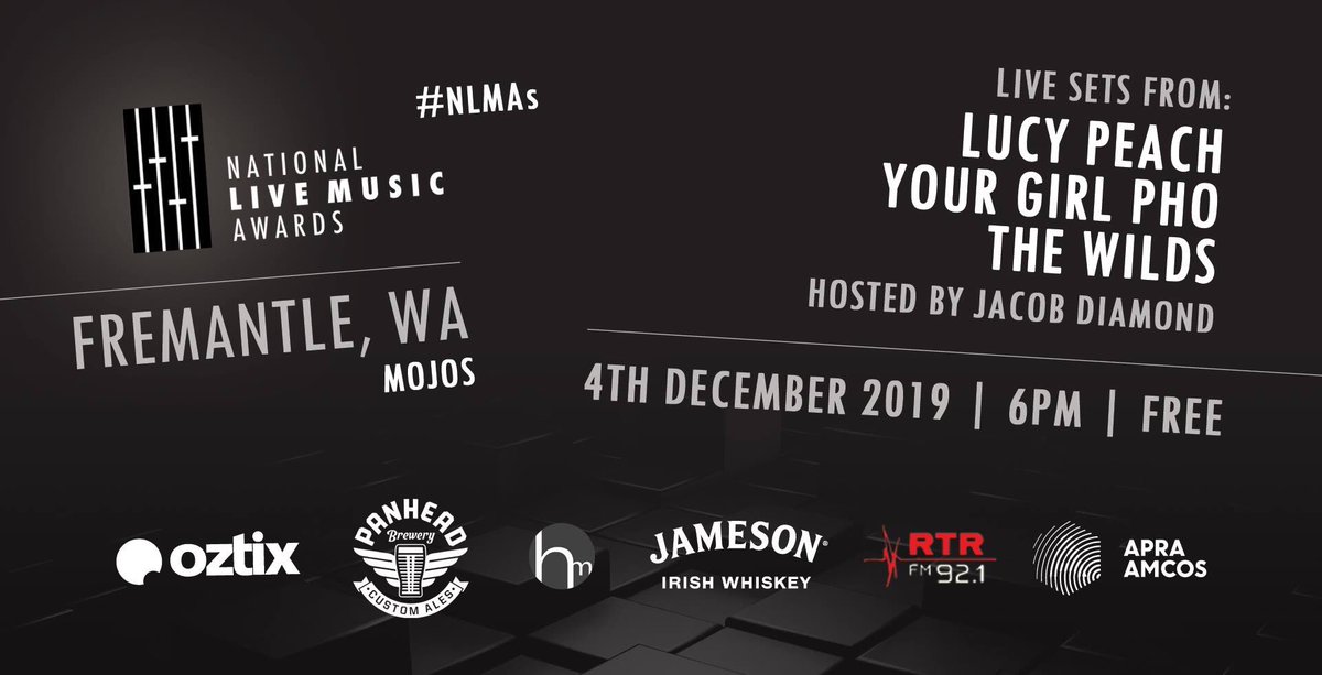 Can’t wait to come back to #Fremantle next week! Limited FREE tickets remain. Get all the details here #NLMAs: facebook.com/events/4688040…