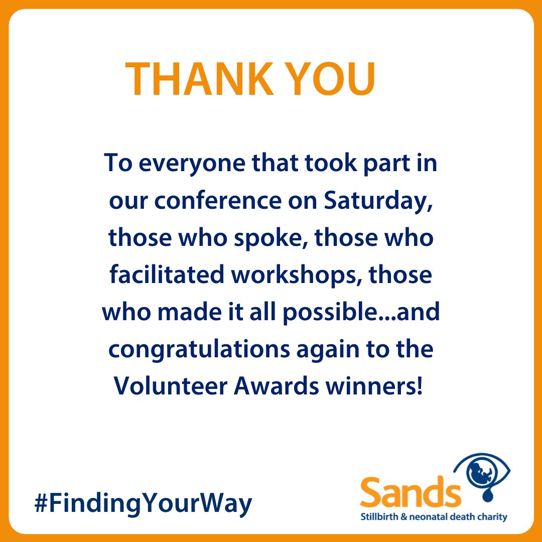 It was great to see so many of you on Saturday at the #FindingYourWay conference. We hope that, if you couldn't make it to London, you felt a bit part of it by following the updates on social media. Thank you everyone and see you next year. #SandsConference