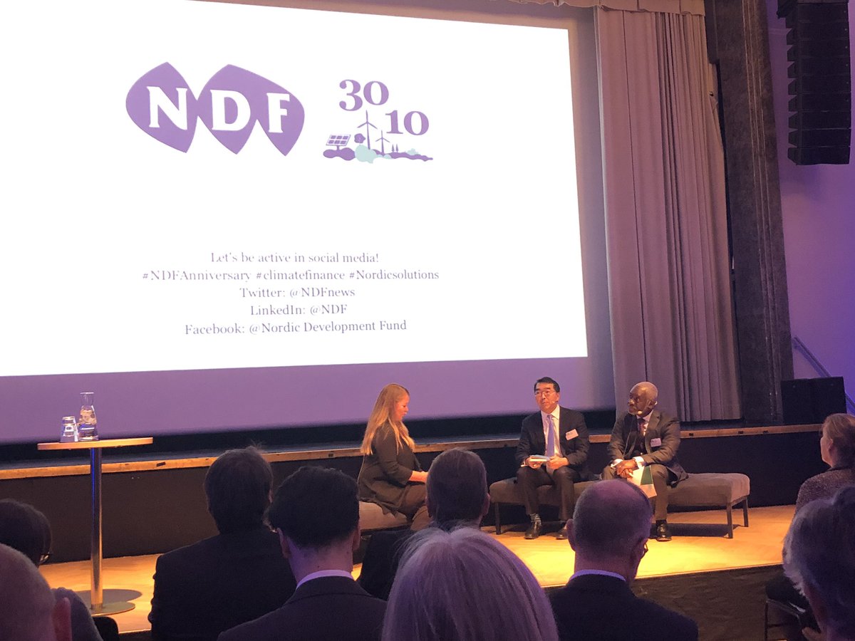 ”To address the existential climate risk we need ACTION to engage private capital for impact and COORDINATION to learn and reach real impact” #climatefinance #NDFAnniversary #Nordicsolutions