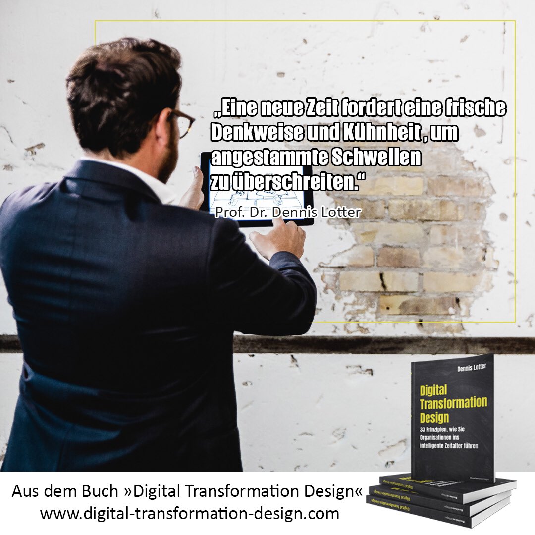 Ich wünsche euch einen tollen #motivationmonday mit frischer Denkweise und viel Kühnheit 💪🏼 #DigitaleTransformation #DigitalTransformationDesign #Andersdenker