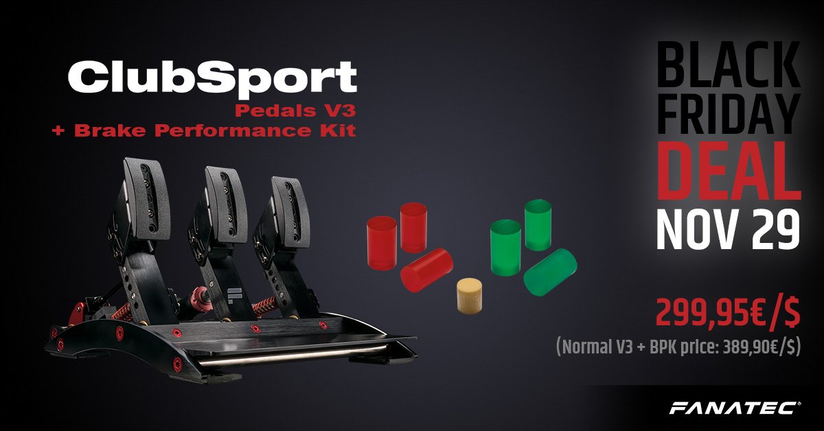 X 上的Fanatec:「Black Friday! Offer 8 This is what you've been