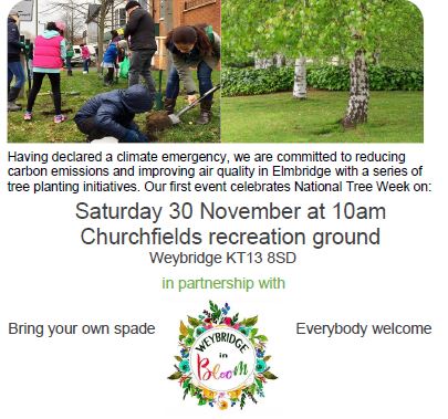 Elmbridge BC (@elmbridgebc) on Twitter photo Are you coming along to our community tree planting event in partnership with @Weybrideinbloom <a href="/WeybridgeSurrey/">All About Weybridge 💙💛</a> this Saturday? We hope to see you there. Are you coming along to our community tree planting event in partnership with @Weybrideinbloom <a href="/WeybridgeSurrey/">All About Weybridge 💙💛</a> this Saturday? We hope to see you there.