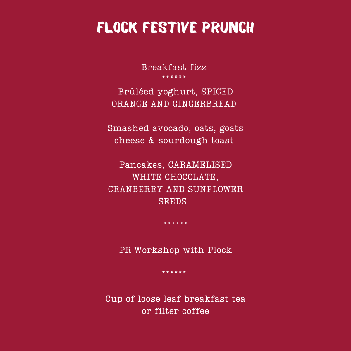 createaflock's tweet photo. Back by popular demand #PRunch with #MethodCafe @#FellCrossfit #Kendal. #Brunch by them, #PR tips by us. You'll leave with a head full of insight, a belly full of food and list of great press contacts to take away.
#Cumbria #LakeDistrict @Cumbria_24 https://t.co/D51Lyy1fwM https://t.co/Fh7DosJ3mY