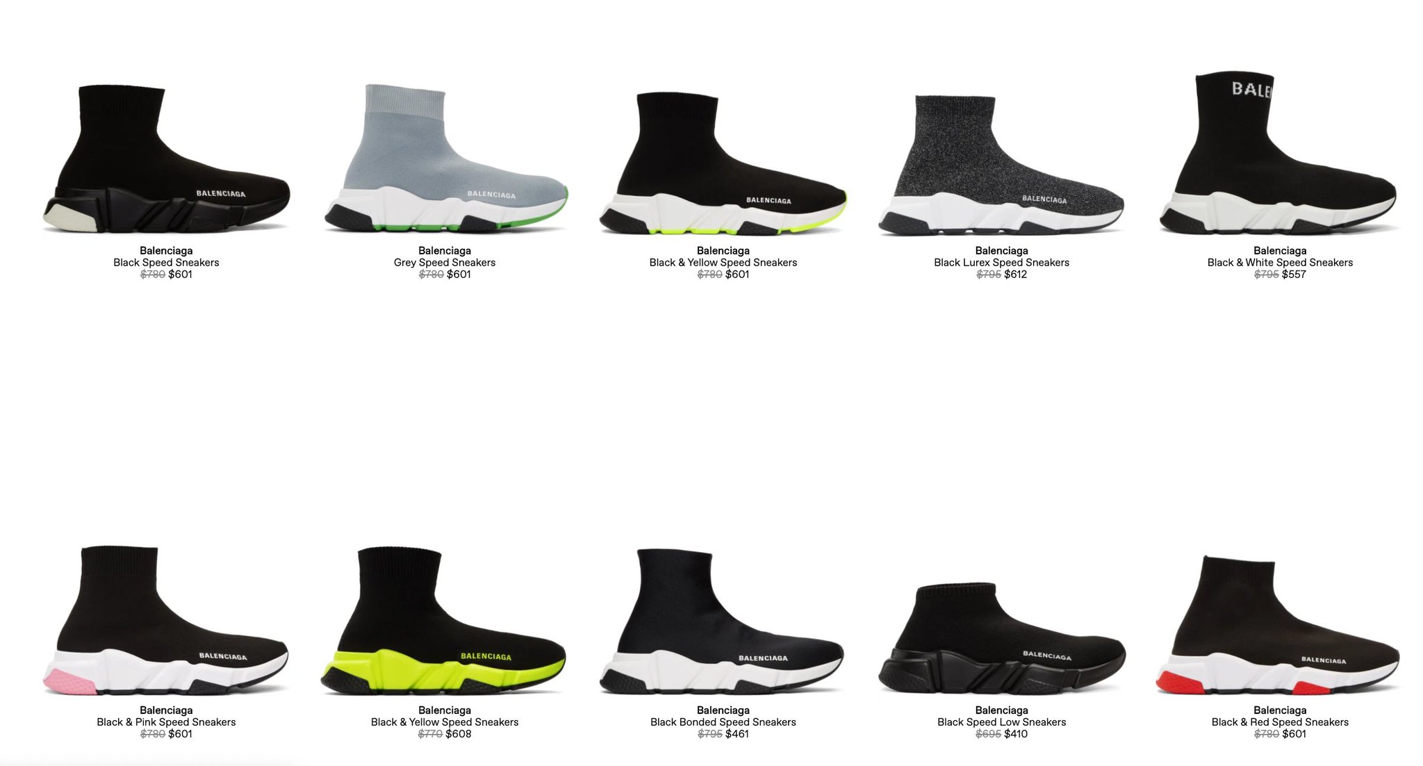 Balenciaga bonded speed clearance