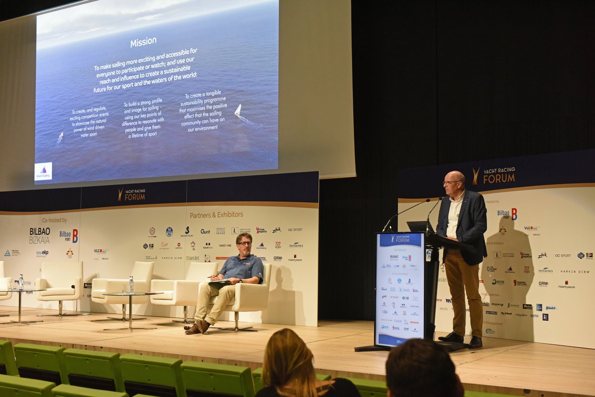 🥇Comme il le fait régulièrement, Kim Andersen, président de <a href="/worldsailing/">World Sailing 🌎⛵️</a> vient faire le point au <a href="/YRF_fra/">YachtRacingForumFRA</a> sur les grands enjeux de la Fédération internationale de voile. #YRF2019