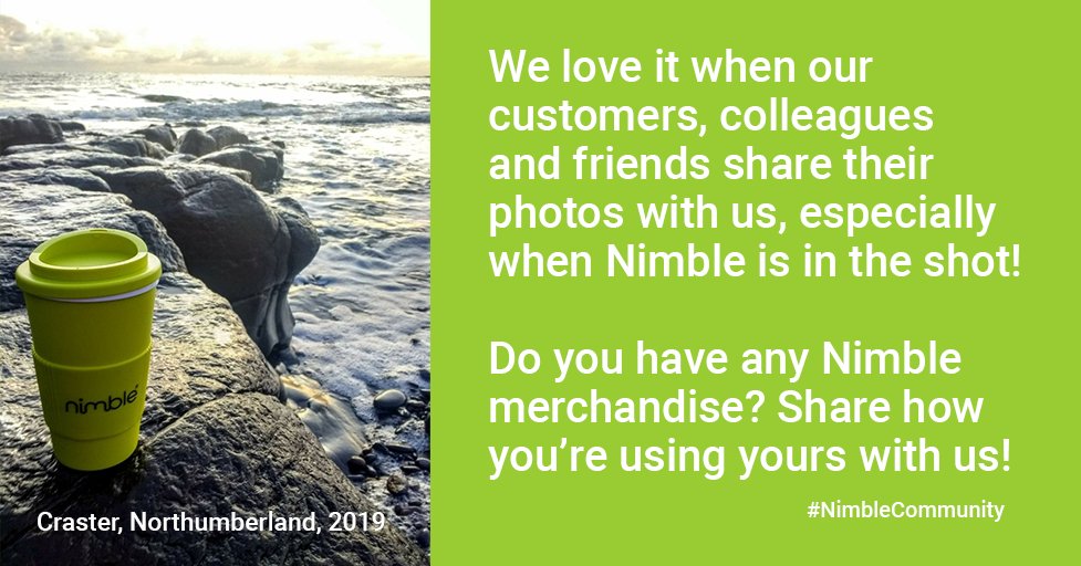NimbleElearning's tweet image. We love it when customers/colleagues/friends share pics with us–especially when @NimbleElearning is in the shot! Have Nimble merchandise? Share how/where you&apos;re using yours! Thanks @PaulNorrington beautiful pic from #Northumberland home of @CrasterKippers! #NimbleCommunity🎣📸💚