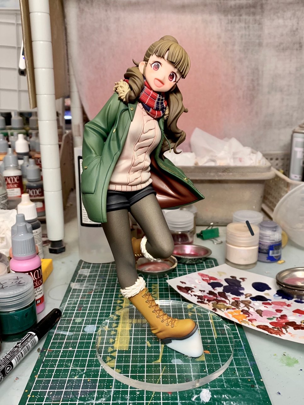 ともふみ Watana Box トモゴマフ先生の神谷奈緒を塗った時 フィギュア なのにそこにいる可愛い女の子感がすごかったです そこにいるんですよ フィギュアなのに ワンフェスで展示してくれるのかなぁ なぁ T Co Ob6pfsytri Twitter