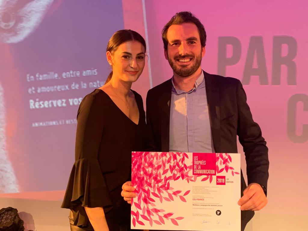 Fierté du jour ! 3 prix remportés🏆aux Trophées de la Communication pour l'#Innovathon_CGI ! 
🥈prix spécial du jury
🥈communication événementielle
🥉relations presse
15 000 consultants et ingénieurs ont mis l'innovation 🚀au service du bien commun !
Merci à tous 👏👏👏