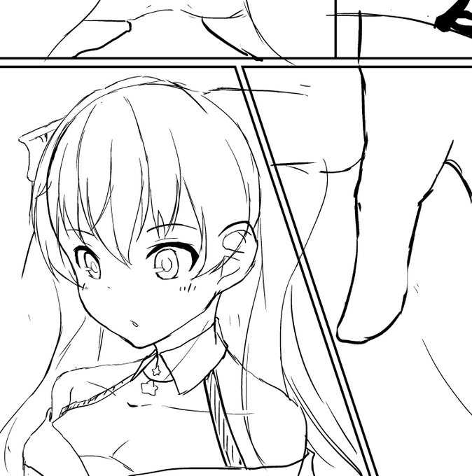 今日一番かわいく描けたジョンストンです 