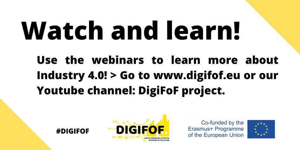 digifof_project's tweet photo. Find all the #webinars produced by the project partners on the website: https://t.co/D6Cf1t7rk9. All of them discuss relevant and specific topics for the Factories of the Future #FoF and deal with #Industry40 stakes. #digifofproject #DIGIFOF https://t.co/PoflU1hK1r