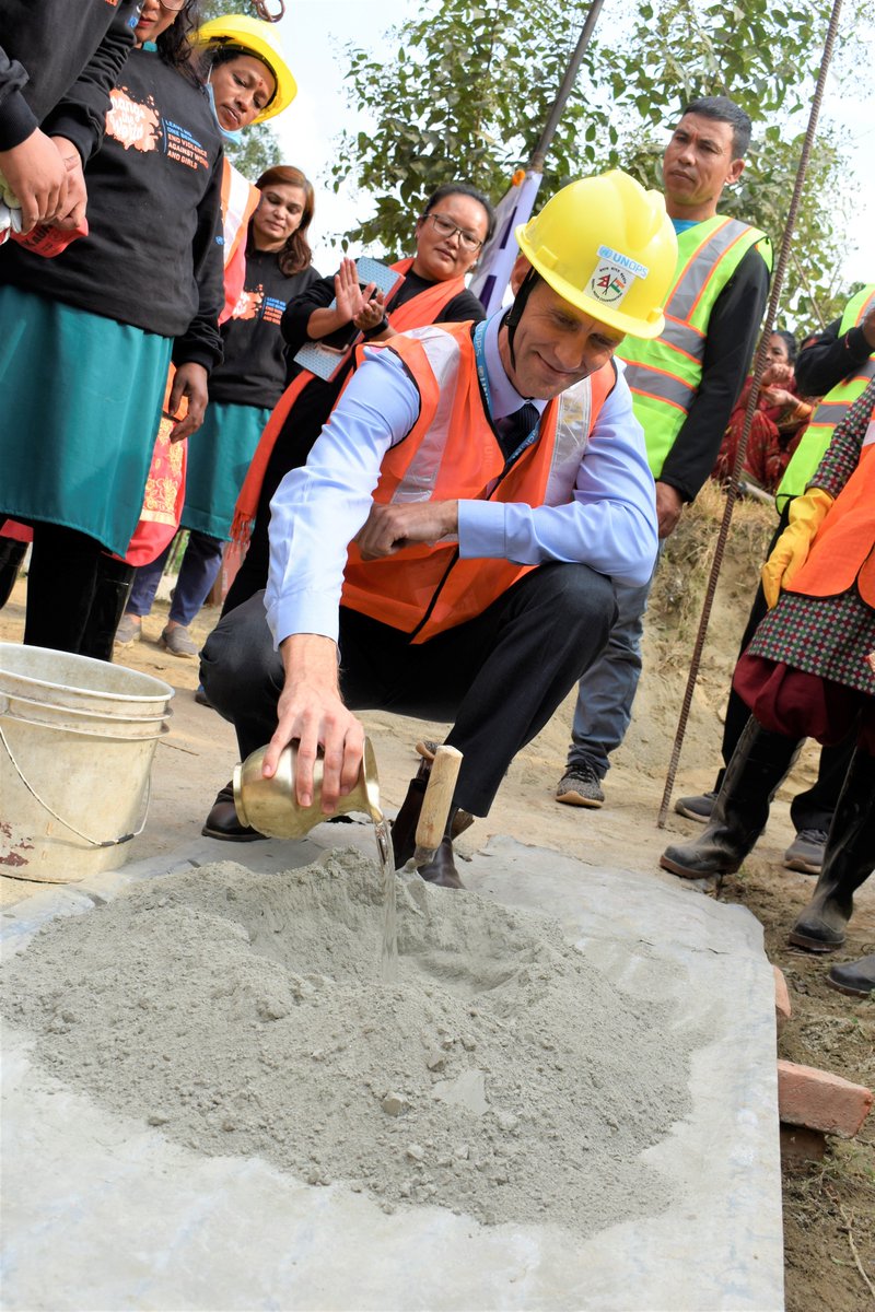 Our 100% female on-the-job training today kicking off the STFC #16Days Campaign. 
 #women #womenempowerment #16Daysactivism #GenderBasedViolence #SDG5 #IndiaInNepal #SafeReconstruction #Resilience
@IndiaInNepal @UNOPS @NRANepal @BuildChange @ehrpnuwakot