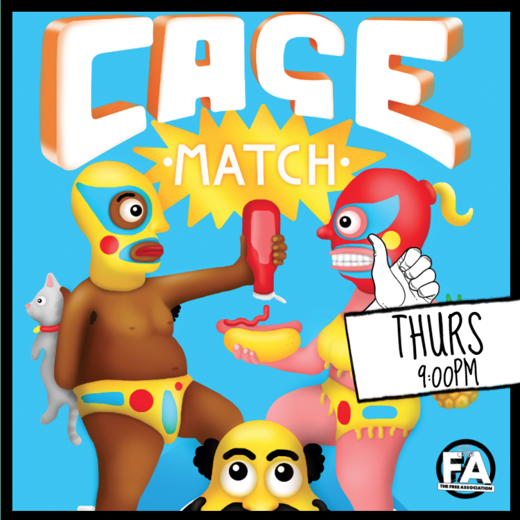 FAImprov's tweet image. They might look sweet, but these are two of the fiercest CAGE MATCH competitors the FA has known. Will they be crowned improv champions for the third time this Thursday? Not if @JustFriendsYeah and @PickleFranston get their way. Your vote decides! thefreeassociation.co.uk/fashowslist/ca…