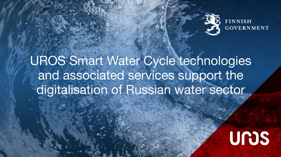 .<a href="/valtioneuvosto/">Valtioneuvosto | Statsrådet</a> and <a href="/mmm_fi/">MMM</a> report on UROS #SmartWaterCycle technology export to Russia. 

Read the news (in Finnish): bit.ly/34jtgrp