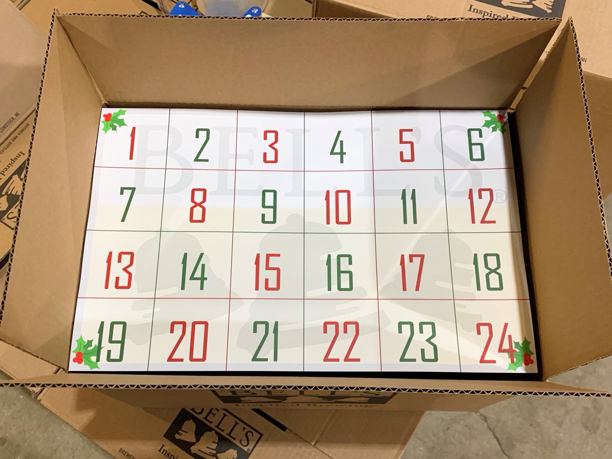 EccentricCafe's tweet photo. Introducing... Bell's Beer Advent Calendar! 24 beers guaranteed to warm you up this holiday season. 🍻

Limited quantities available in the General Store. https://t.co/k2x8EsWYbZ