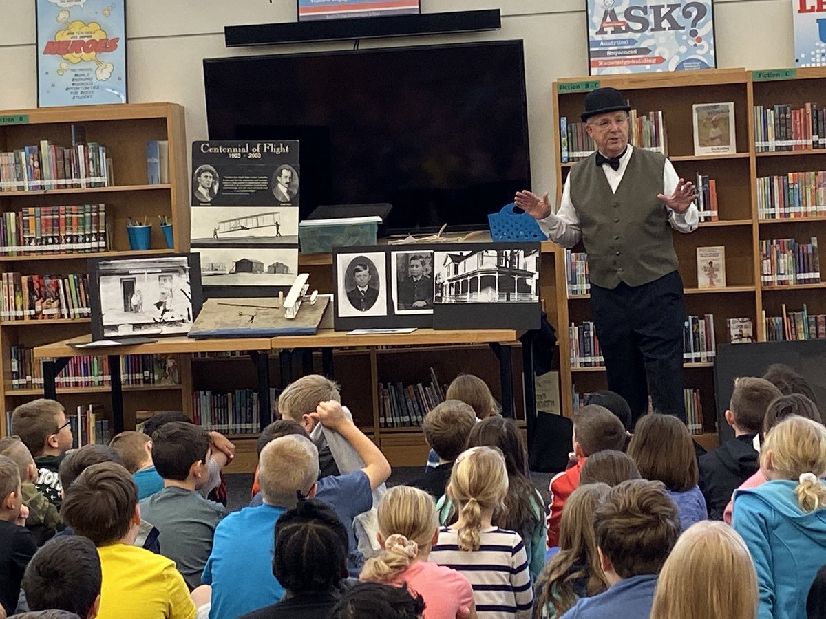 Wright Brothers presentation making Social Studies come to life!!
