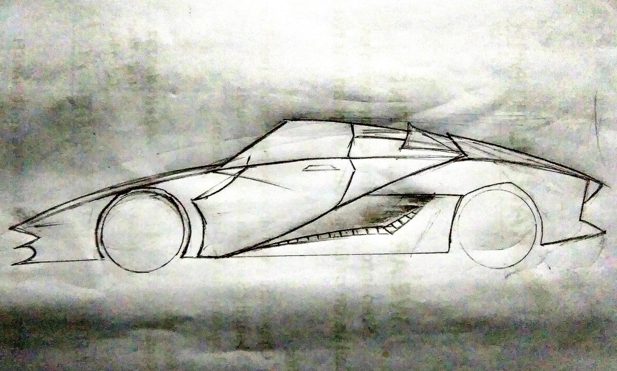 AverokZeon's tweet image. My first Concept Car!!!!!!!
Must bring this to light.
Inspired by the Lamborghini Jalpa, Aventador and Nissan Skyline GT-R (R34).
My first rudimentary step. 
#nissanskyliner34 #lamborghiniaventador
#automobiledesign #automobileengineering
#lamborghini #nissanskyliner34 #nissan