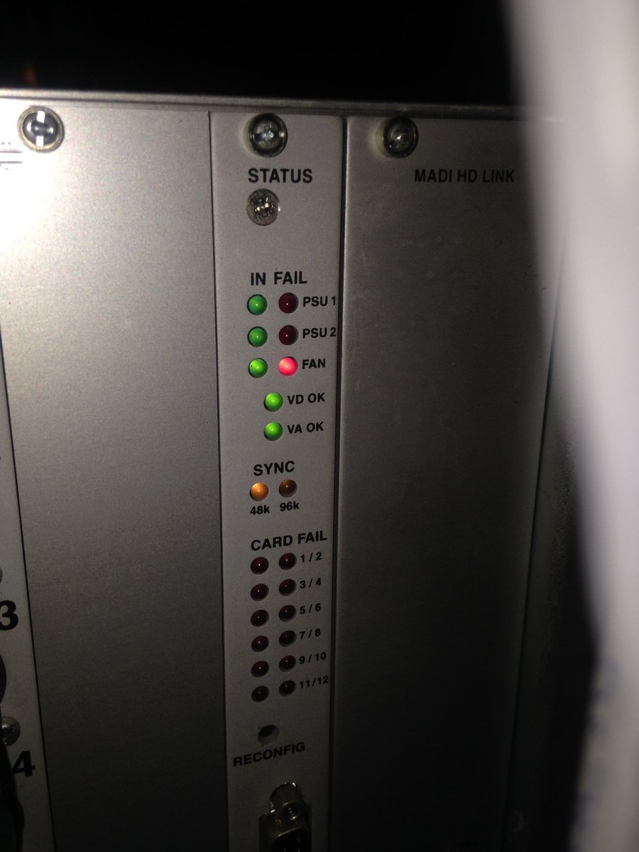 Hey guys <a href="/HARMAN_Pro/">HARMAN Pro Solutions</a> <a href="/SoundcraftUK/">Soundcraft Mixers</a> <a href="/Harman/">HARMAN</a> ,, what happen with this code ? Fan/temp fail. Can u help me ? Thx