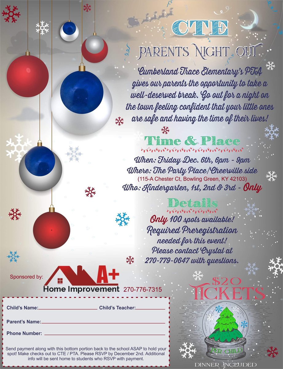 This special event will take place Friday, Dec. 6 for K-3. Only open to the first 100 who sign up. It's going to be so much fun!