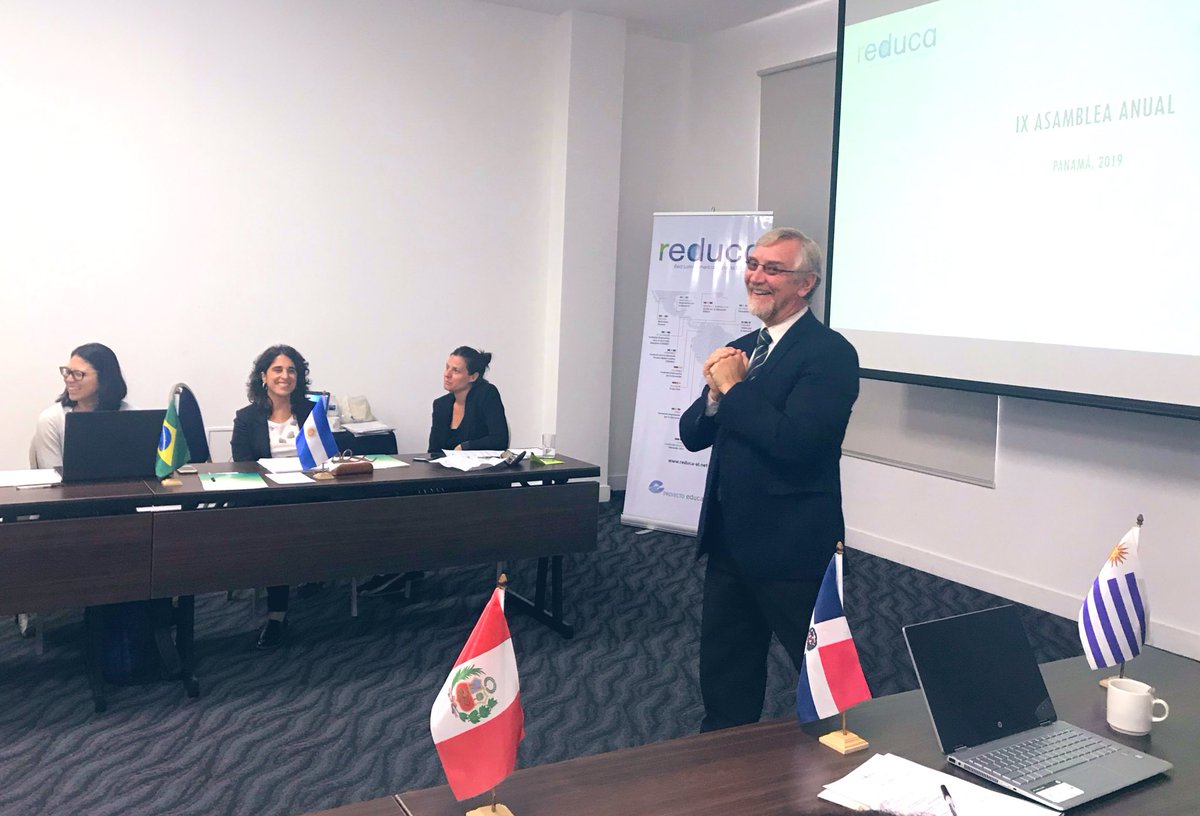 reduca_al's tweet photo. #EncuentroAnual #REDUCA Inicia en Panam🇵🇦, la reunión 2019 🇩🇴🇨🇴🇪🇨🇨🇱🇦🇷🇬🇹��🇾🇺🇾🇵🇪🇧🇷🇭🇳🇳🇮🇸🇻🇲🇽🇵🇦 Unidos por una educación que brinde esperanza, competencias y movilidad económico y social a los latinoamericanos. #SomosREDUCA #REDUCA2019 https://t.co/qXpDKw9coO