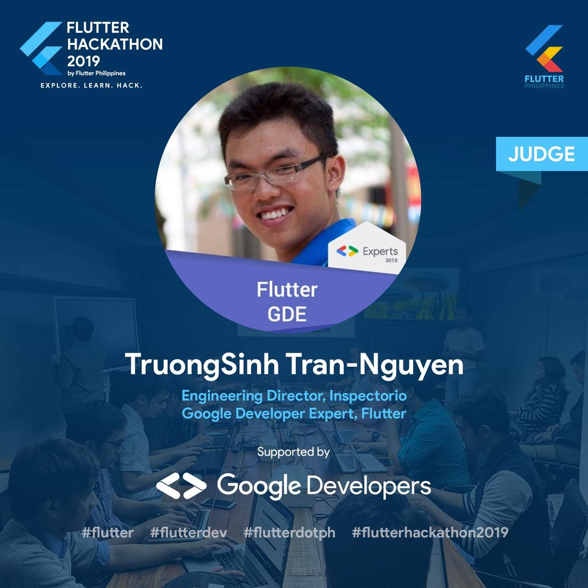 joshuamdeguzman's tweet image. Thank you @truongsinhtn for helping us pick the best apps for our hackathon event!
#flutter #FlutterDev #flutterdotph