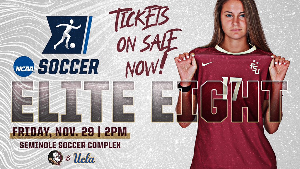 #1-seed vs #2-seed with a trip to the College Cup on the line 🏆

The real #BlackFriday deal 😏👏🏼

➡️ First 💯 FSU students get in 𝙁𝙍𝙀𝙀  with I.D.

🎟 seminoles.evenue.net/cgi-bin/ncomme…