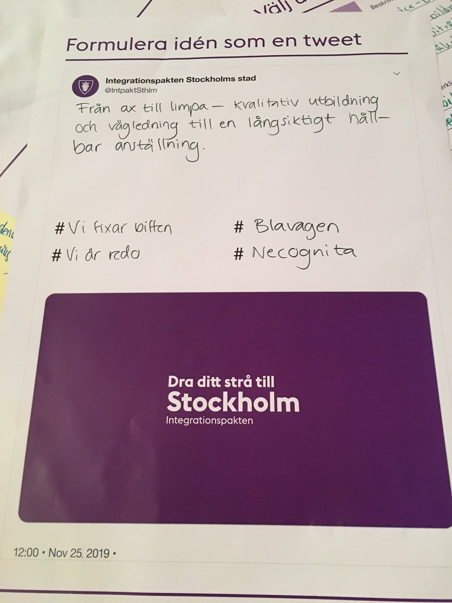 CaringAlex's tweet image. Rolig och givande brainstorming på #Integrationspakten idag! ”Från ax till limpa - Högkvalitativ utbildning och vägledning till en långsiktigt hållbar anställning i restaurangbranschen.” #vifixarbiffen #viärredo #blavagen #necognita