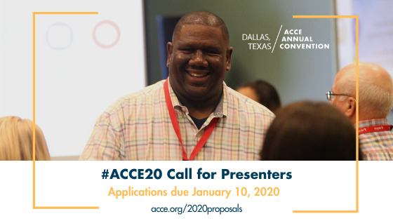 ACCEHQ's tweet photo. ACCE is on the hunt for engaging presenters to deliver success stories, innovative concepts and memorable experiences for chamber professional at #ACCE20!

Follow the link to learn more and apply https://t.co/VwxyuV5wIE
#Chamberofcommerce #Convention #Speaker #Dallas https://t.co/uFtaasRROD