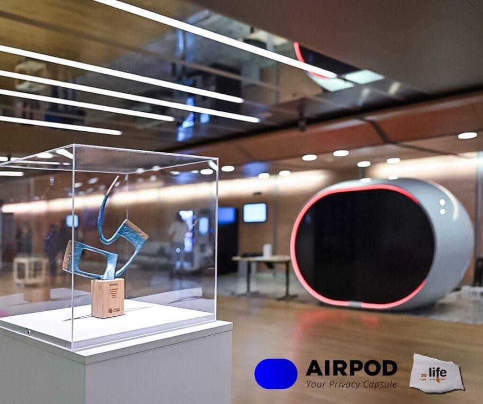 We will seize the moment and congratulate the recipient of the Vodomec Award at the 30th Liffe Film Festival - Beanpole, Kantemir Balagov. Thank you organisers and Cankar Hall for your trust, your kind invitation and pleasant cooperation. 

#liffe #airpod #nappingpod #capsule