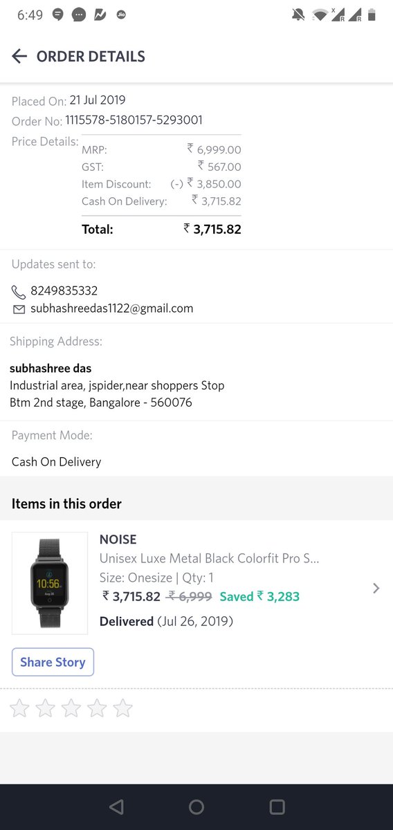 noise colorfit pro myntra