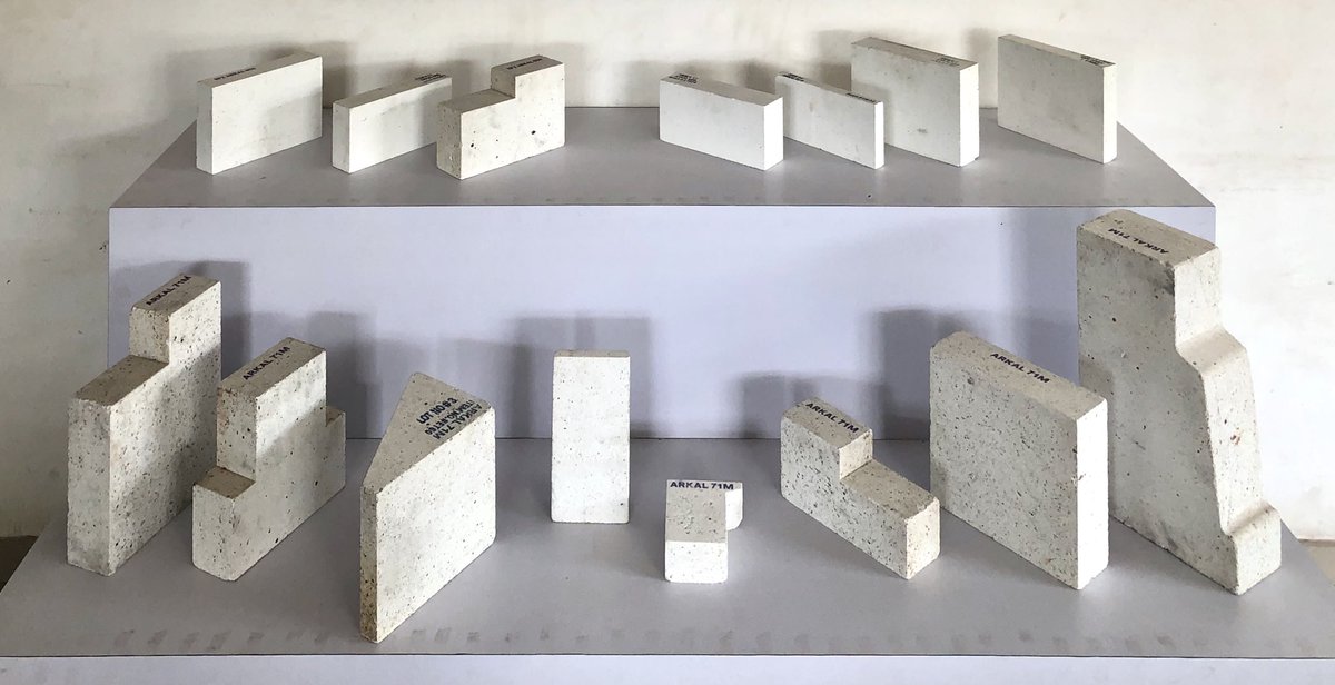 ref_solutions's tweet image. Various shapes of high alumina refractory manufactured for glass plants.