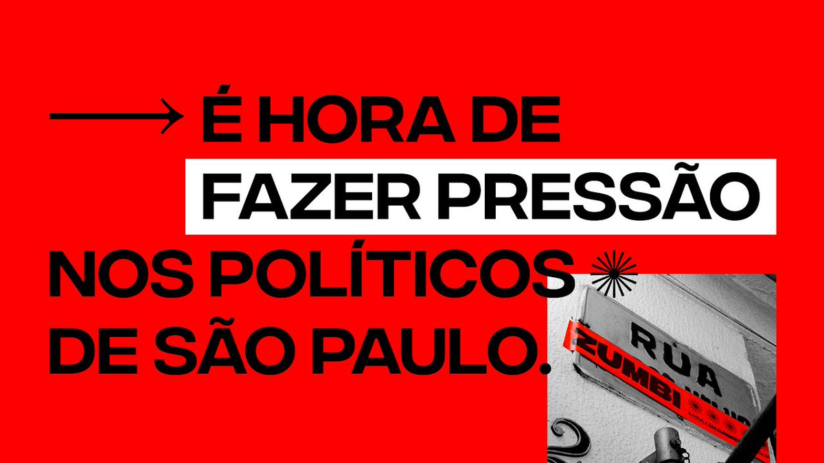 Jorge Velho, o homem que ordenou a morte de Zumbi dos Palmares virou nome de rua. 
Para mudar essa história, tweet pressionando as autoridades públicas com a hashtag #zumbiresiste. 
Vamos transferir essa homenagem para o verdadeiro herói nacional: Zumbi.
