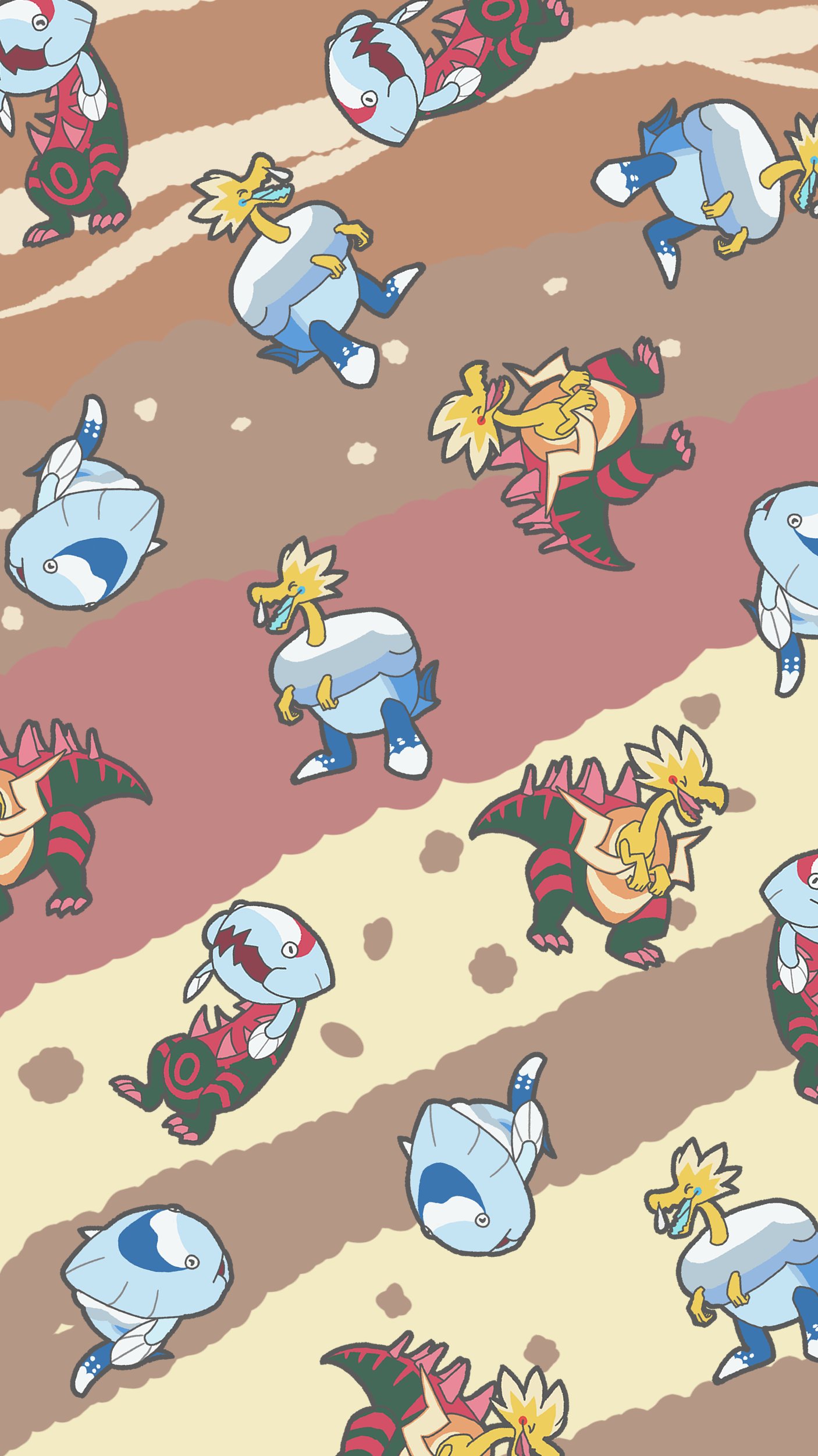 ますぁき 米神将 Twitterren 剣盾化石ポケモンちゃん達の壁紙が欲しすぎてを描きました かわいいよね T Co Mjvlbmwx5b Twitter